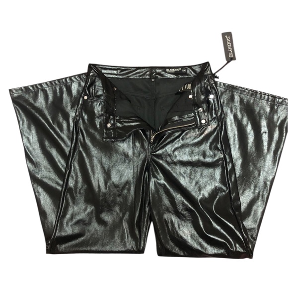 Blank NYC Revolve Woman’s Faux Leather Hi Shine Pants Size 28 NWT Retail $128 - Picture 7 of 7